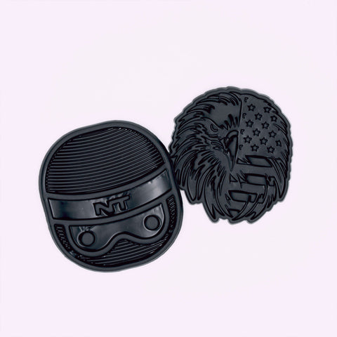 Matte Black Flex Patches