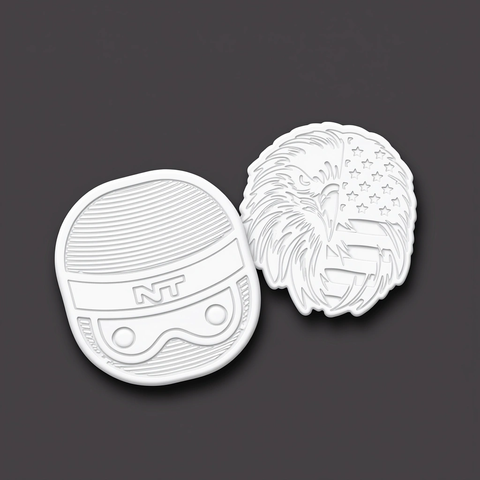 Matte White Flex Patches