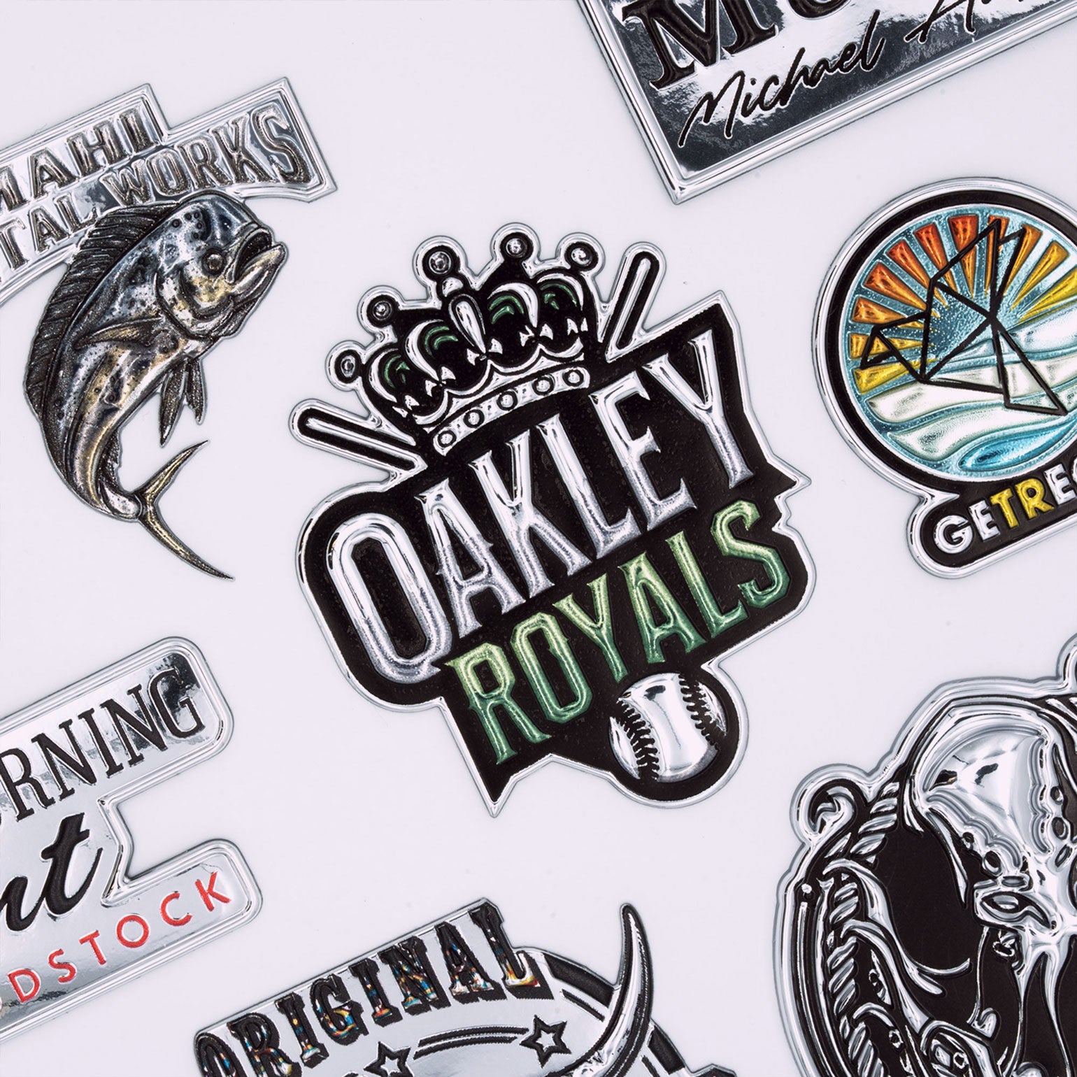 Metallic Flex Patches | Buy 3D Metallic Flex Patches In Bulk