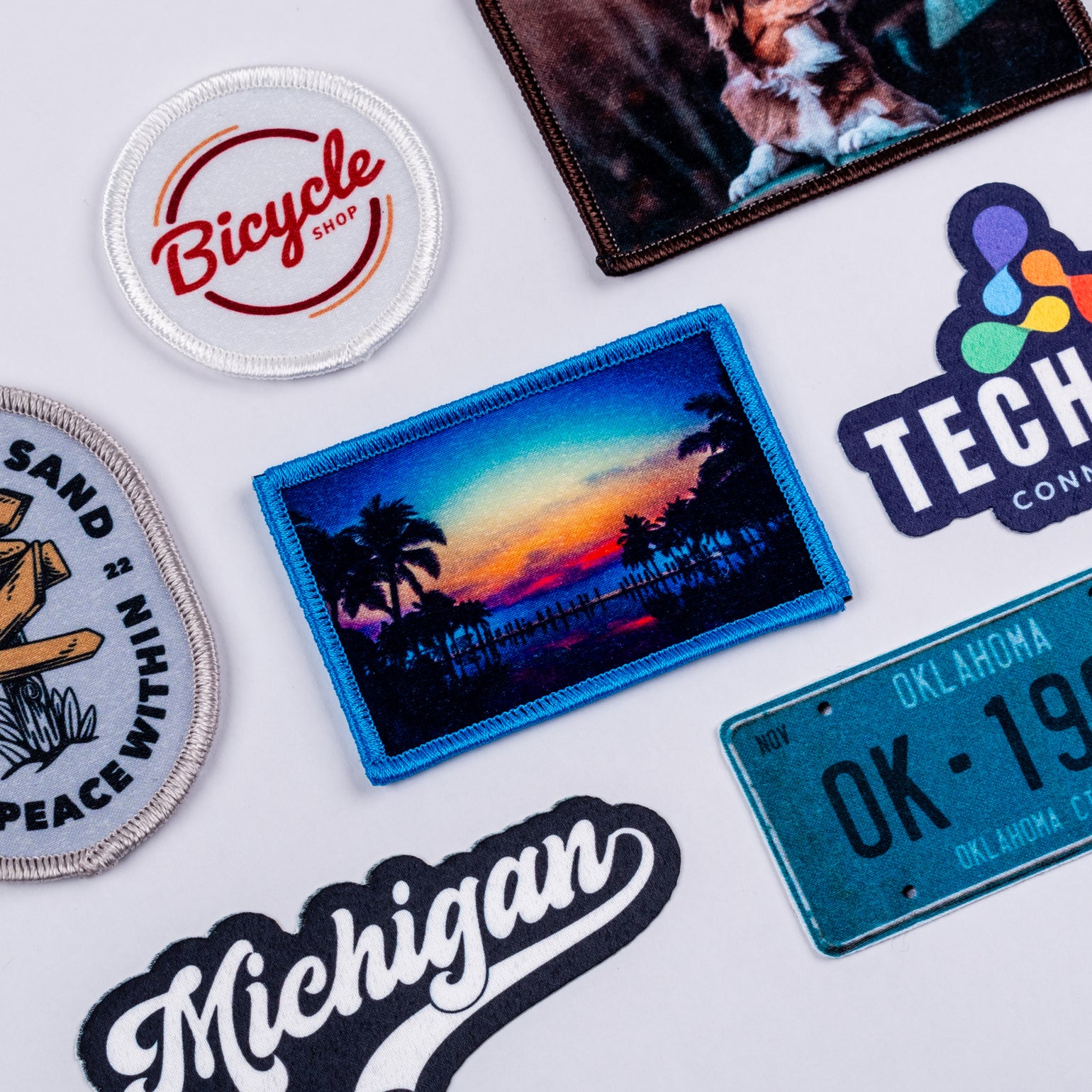 Basic Color Patch Full Color Printed Patches | Design Custom Sublimated Patches