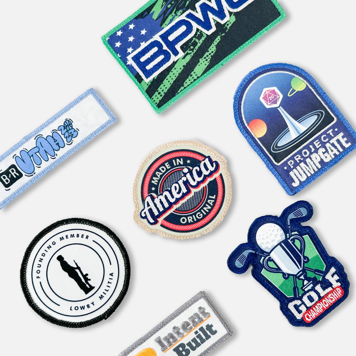 Custom Print & Embroidery Patches, Design Custom Print & Stitch Patches 4