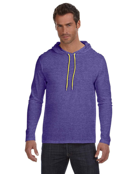 Anvil 987AN Adult Lightweight Long-Sleeve Hooded T-Shirt
