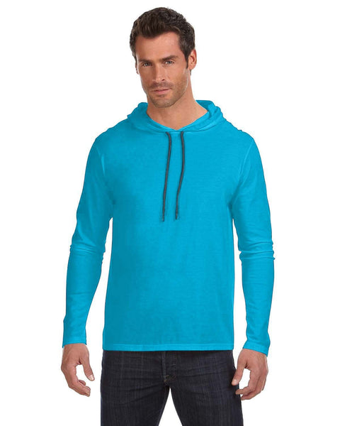 Anvil 987AN Adult Lightweight Long-Sleeve Hooded T-Shirt