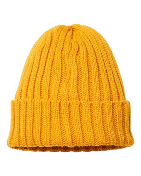 Atlantis Headwear SHORE Sustainable Cable Knit Cuffed Beanie