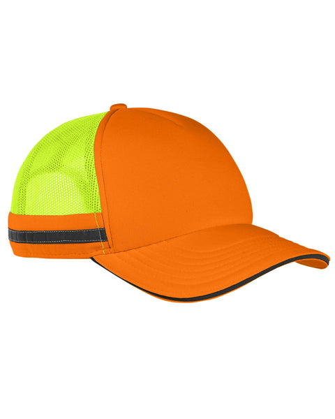 Big Accessories BA661 Safety Trucker Hat