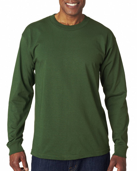 Bayside BA6100 Adult 6.1 oz., 100% Cotton Long Sleeve T-Shirt