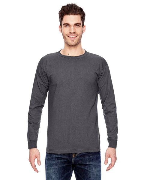 Bayside BA6100 Adult 6.1 oz., 100% Cotton Long Sleeve T-Shirt