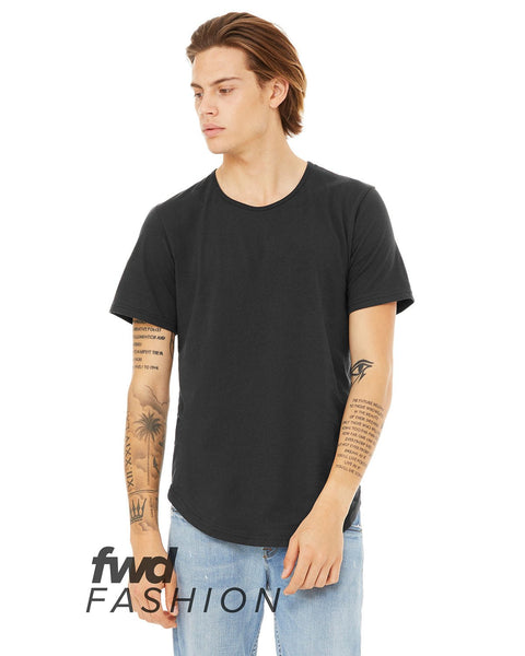 Bella + Canvas 3003C FWD Fashion Men's Curved Hem Short Sleeve T-Shirt