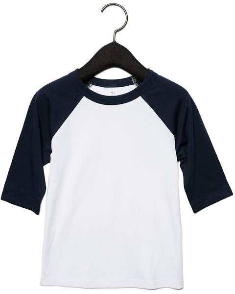 Bella + Canvas 3200T Toddler 3/4-Sleeve Baseball T-Shirt