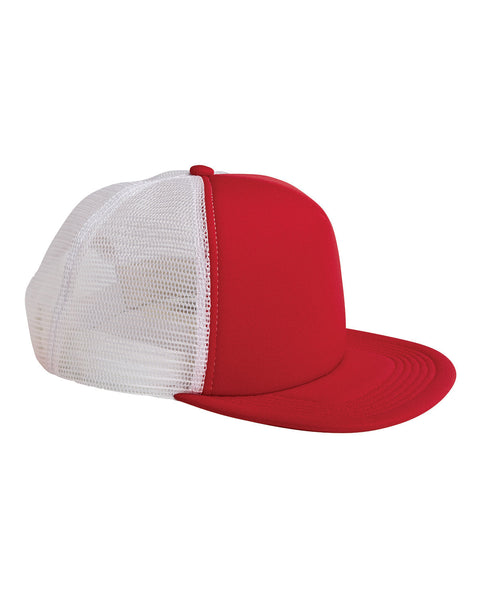 Big Accessories BX030 5-Panel Foam Front Trucker Hat