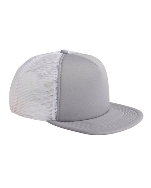 Big Accessories BX030 5-Panel Foam Front Trucker Hat