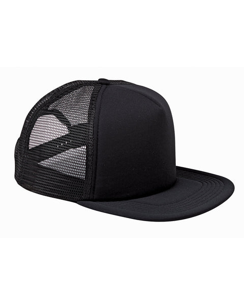 Big Accessories BX030 5-Panel Foam Front Trucker Hat