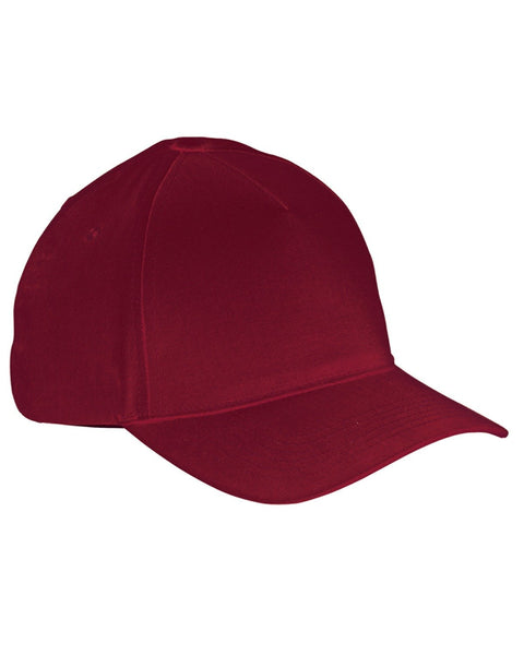 Big Accessories BX034 5-Panel Brushed Twill Cap