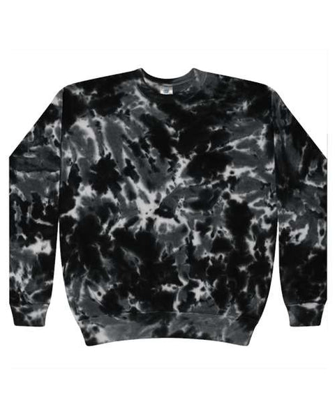 Colortone 8100 Tie-Dyed Fleece Crewneck Sweatshirt