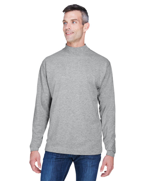 Devon & Jones D420 Adult Sueded Cotton Jersey Mock Turtleneck
