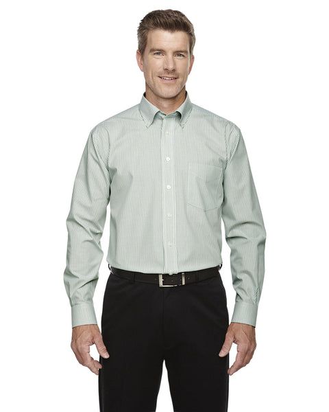 Devon & Jones D645 Men's Crown Woven Collection Banker Stripe