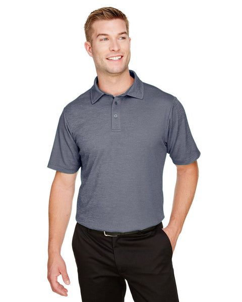 Devon & Jones DG22 CrownLux Performance Men's Address Melange Polo