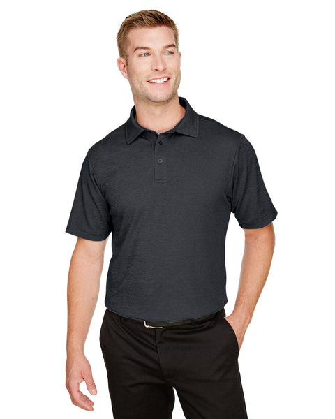 Devon & Jones DG22 CrownLux Performance Men's Address Melange Polo