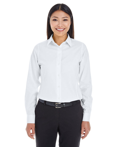 Devon & Jones DG532W Ladies' Crown Woven CCollection Royal Dobby Shirt