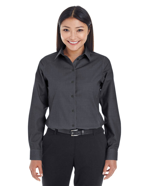 Devon & Jones DG532W Ladies' Crown Woven CCollection Royal Dobby Shirt