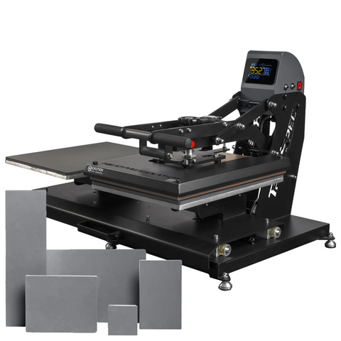 HPN TrueSpec 16" x 20" Double Station Auto-Open Hybrid Heat Press with Platens