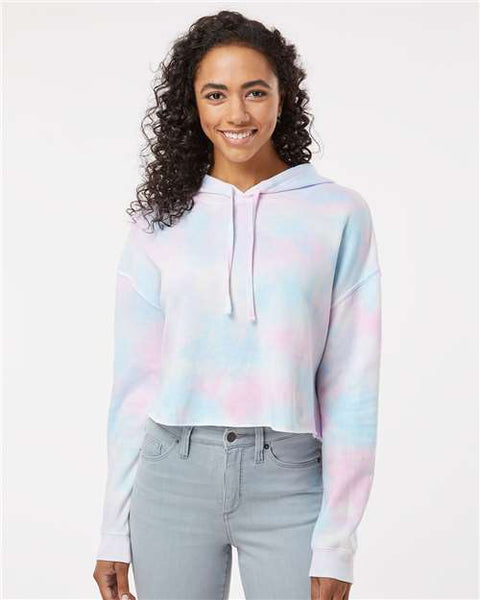 Independent Trading Co. AFX64CRP Women’s Lightweight Crop Hooded Sweatshirt
