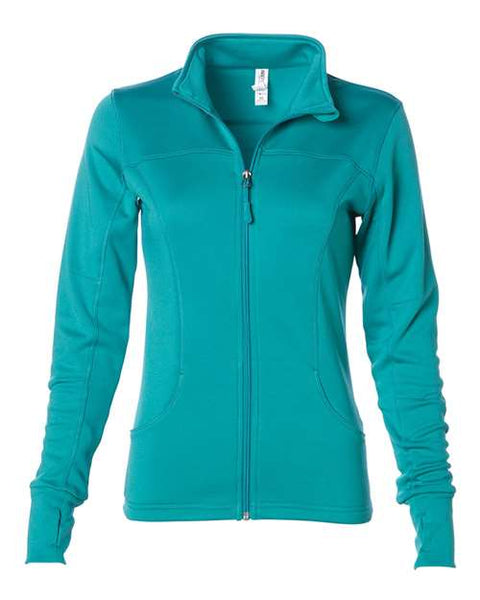 Independent Trading Co. EXP60PAZ Women's Poly-Tech Full-Zip Track Jacket
