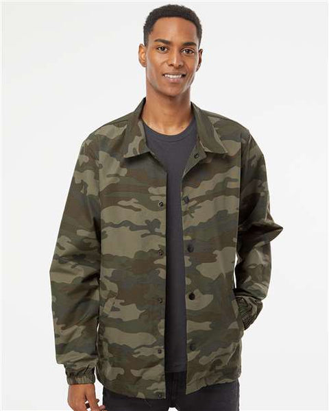 Independent Trading Co. EXP99CNB Water-Resistant Windbreaker Coach’s Jacket