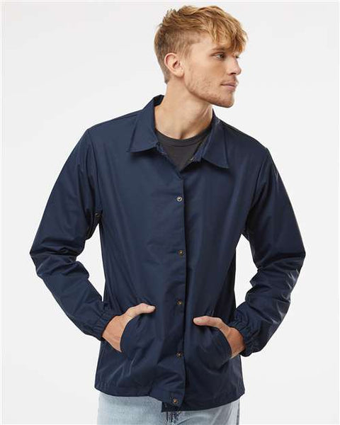 Independent Trading Co. EXP99CNB Water-Resistant Windbreaker Coach’s Jacket