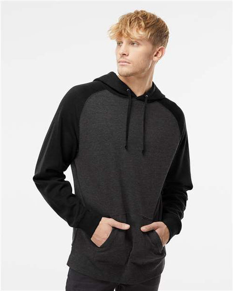 Independent Trading Co. IND40RP Raglan Hooded Sweatshirt