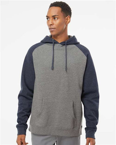 Independent Trading Co. IND40RP Raglan Hooded Sweatshirt