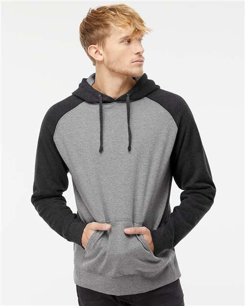 Independent Trading Co. IND40RP Raglan Hooded Sweatshirt