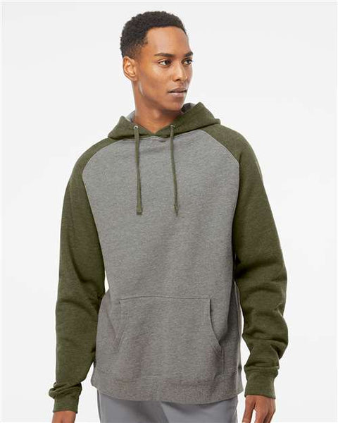 Independent Trading Co. IND40RP Raglan Hooded Sweatshirt