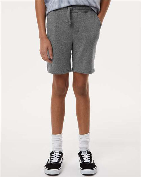 Independent Trading Co. PRM16SRT Youth Lightweight Special Blend Fleece Shorts
