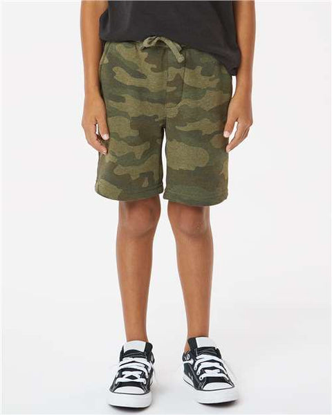 Independent Trading Co. PRM16SRT Youth Lightweight Special Blend Fleece Shorts