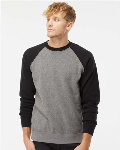 Independent Trading Co. PRM30SBC Special Blend Crewneck Raglan Sweatshirt