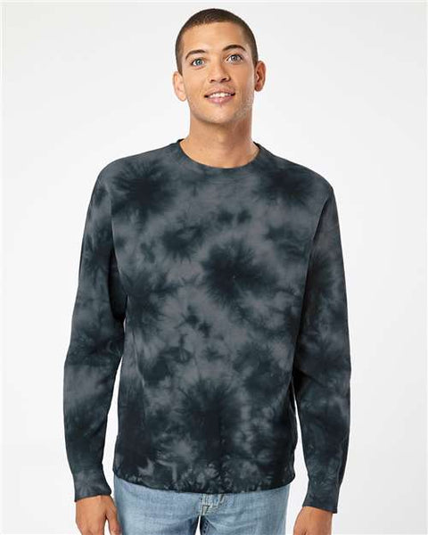 Independent Trading Co. PRM3500TD Midweight Tie-Dyed Crewneck Sweatshirt