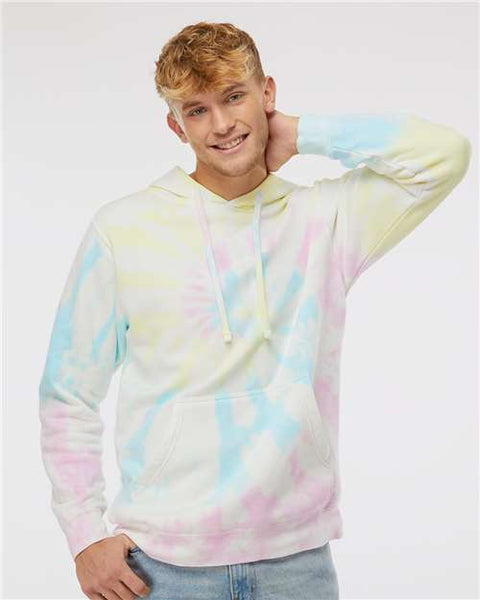 Independent Trading Co. PRM4500TD Midweight Tie-Dyed Hooded Sweatshirt