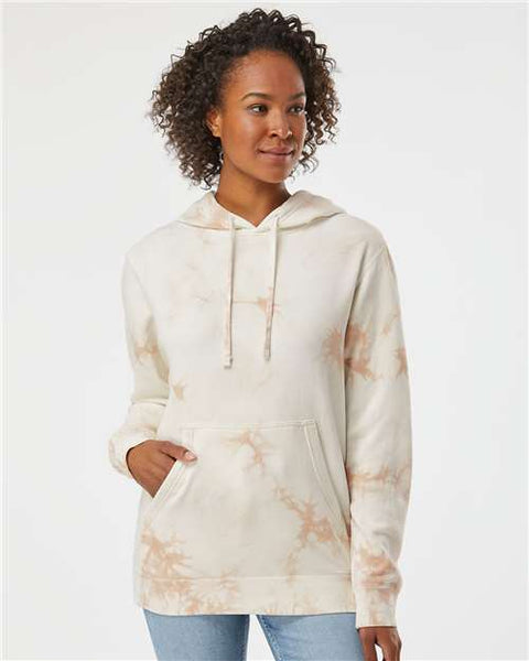 Independent Trading Co. PRM4500TD Midweight Tie-Dyed Hooded Sweatshirt