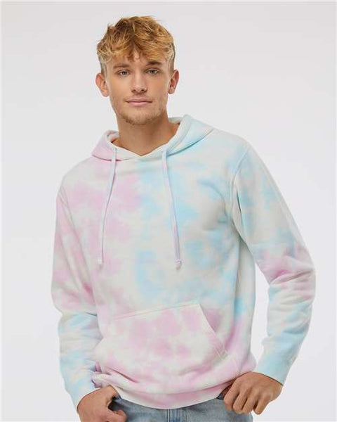 Independent Trading Co. PRM4500TD Midweight Tie-Dyed Hooded Sweatshirt