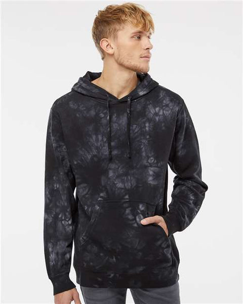Independent Trading Co. PRM4500TD Midweight Tie-Dyed Hooded Sweatshirt