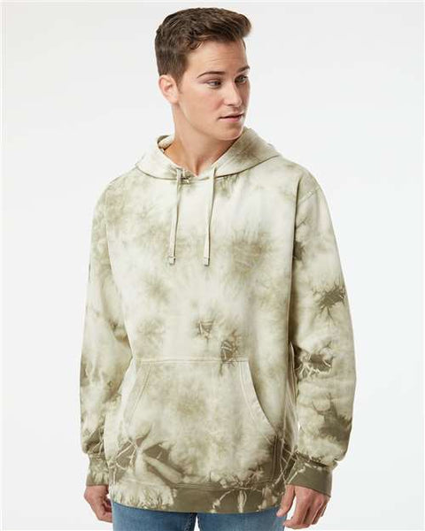 Independent Trading Co. PRM4500TD Midweight Tie-Dyed Hooded Sweatshirt