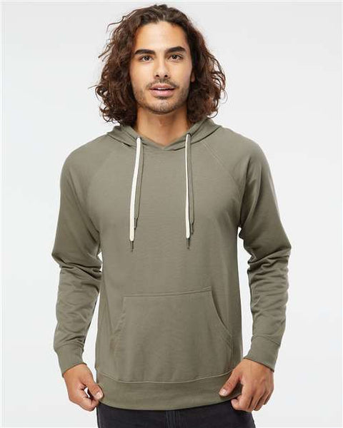 Independent Trading Co. SS1000 Icon Lightweight Loopback Terry Hooded Sweatshirt