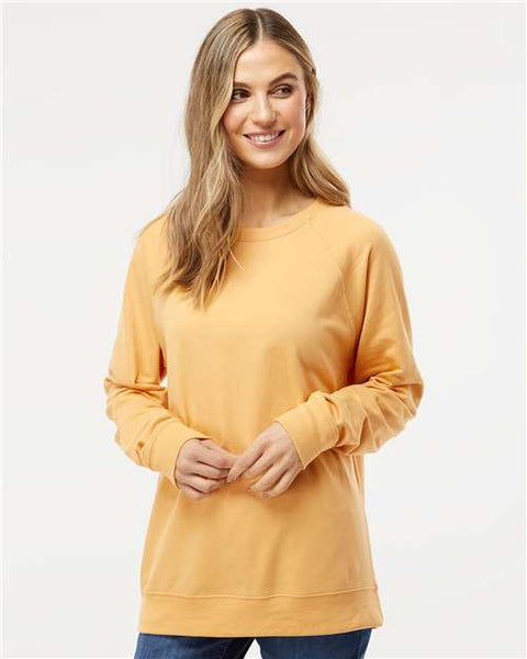 Independent Trading Co. SS1000C Icon Lightweight Loopback Terry Crewneck Sweatshirt