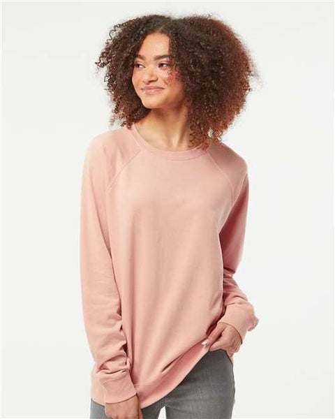 Independent Trading Co. SS1000C Icon Lightweight Loopback Terry Crewneck Sweatshirt