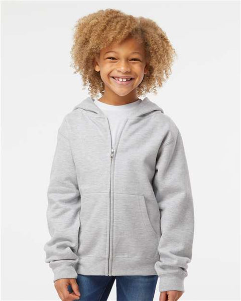 Independent Trading Co. SS4001YZ Youth Midweight Full-Zip Hooded Sweatshirt