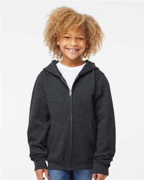 Independent Trading Co. SS4001YZ Youth Midweight Full-Zip Hooded Sweatshirt