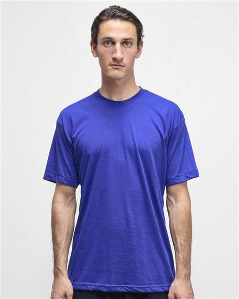 Los Angeles Apparel FF01 USA-Made 50/50 Poly/Cotton T-Shirt