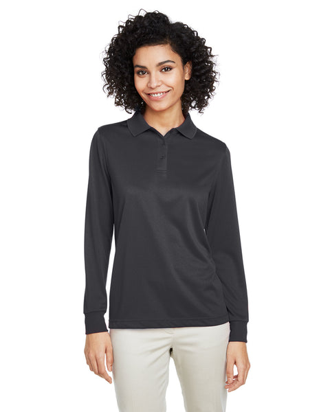 Harriton M348LW Ladies' Advantage Snag Protection Plus IL Long Sleeve Polo