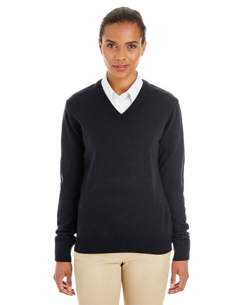 Harriton M420W Ladies' Pilbloc V-Neck Sweater